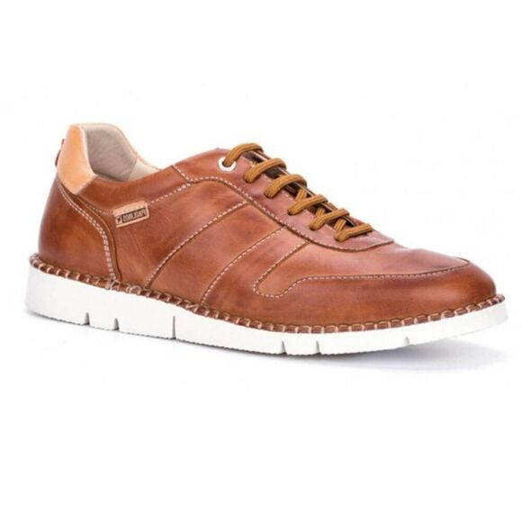 PIKOLINOS Brown Leather Sneaker Size 45 - Picture 1 of 9